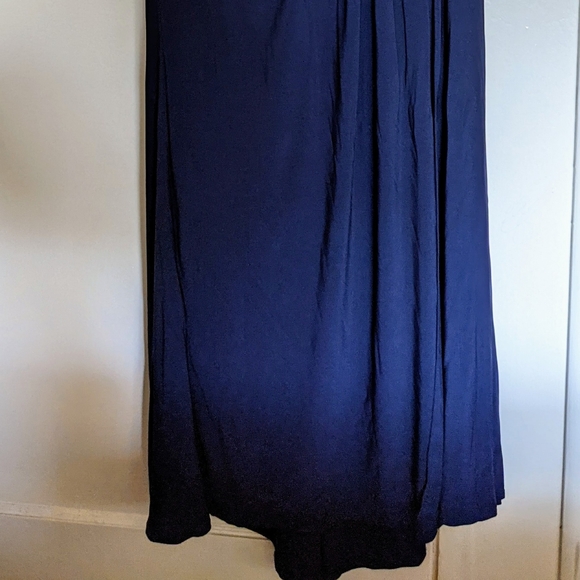 Navy Bejeweled Column Dress - 16W - Picture 5 of 5